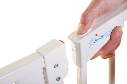 Dreambaby Liberty Extra-Wide Baby Safety Gate- with Smart Stay Open Feature - Fits Openings 39-42.5 inches Wide - White - Model L867 in Saudi Arabia