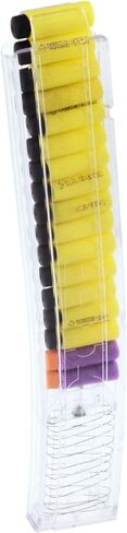 WORKER 18-Darts Curved Talon Magazine Short Darts Clip for Nerf Modulus Series Toy and Nexus Pro (Black Transparent) in Kuwait