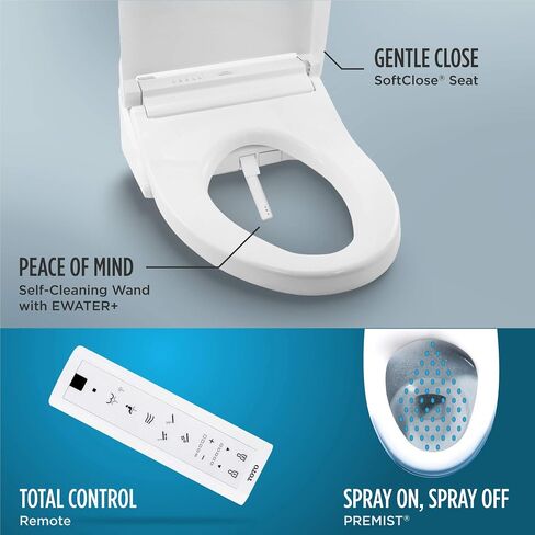 Drake 2-Piece 1.6 GPF Single Flush Elongated ADA Comfort Height Toilet w/ 10in Rough-In in Cotton White, Seat Included in Saudi Arabia