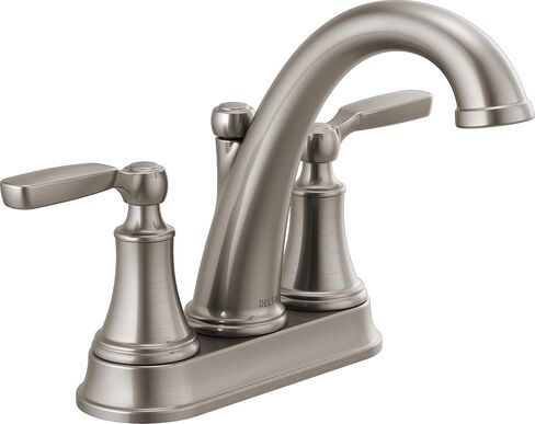 DELTA FAUCET 2532LF-BLMPU Woodhurst Bath Faucet, Matte Black in Saudi Arabia