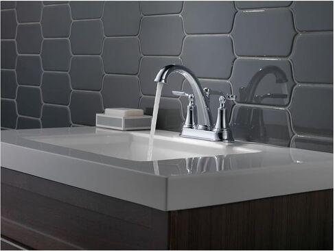 DELTA FAUCET 2532LF-BLMPU Woodhurst Bath Faucet, Matte Black in Saudi Arabia