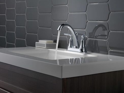 DELTA FAUCET 2532LF-BLMPU Woodhurst Bath Faucet, Matte Black in Saudi Arabia