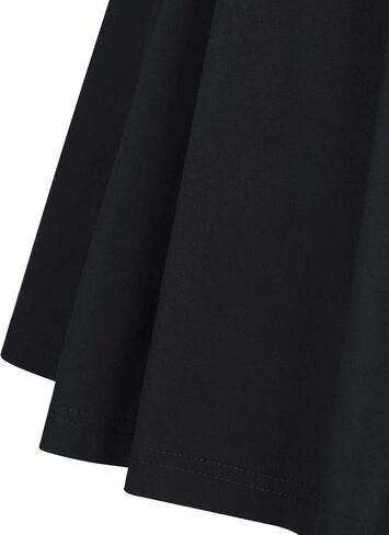 GownTown Women's 1950s Vintage Short Sleeves Notch Lapel Swing Dress in Kuwait