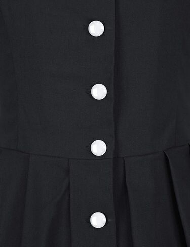 GownTown Women's 1950s Vintage Short Sleeves Notch Lapel Swing Dress in Kuwait
