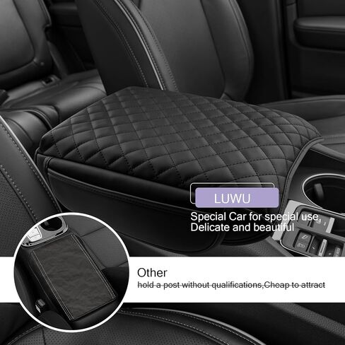 LUWU لعام 2023 2024 غطاء وحدة التحكم المركزية Honda Pilot 2023 وسادة غطاء مسند الذراع 2023 Honda Pilot Accessories وسادة وحدة التحكم المركزية 2023 Honda Pilot LX/Sport/Elite/EX-L غطاء وحدة التحكم من الجلد الناعم in Kuwait