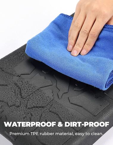 غطاء وحدة التحكم المركزية ISSYAUTO متوافق مع 2015-2023 F150، 2017-2023 F250 F350 F450 مع مقعد قفز 40/20/40، غطاء مسند ذراع بنمط مداس وغطاء وحدة التحكم الوسطى in Kuwait