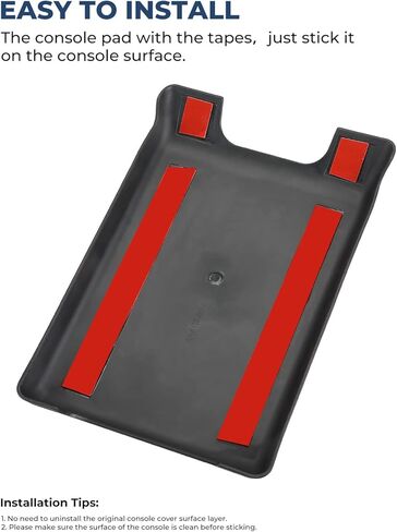 غطاء وحدة التحكم المركزية ISSYAUTO متوافق مع 2015-2023 F150، 2017-2023 F250 F350 F450 مع مقعد قفز 40/20/40، غطاء مسند ذراع بنمط مداس وغطاء وحدة التحكم الوسطى in Kuwait