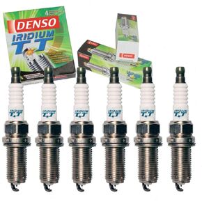 6 pc DENSO Iridium TT Spark Plugs compatible with Toyota Sienna 3.5L V6 2007-2016