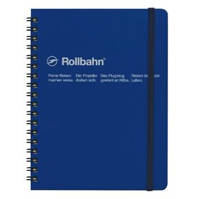 Delfonics Rollbahn Spiral Notebooks: 5-1/2 in. Wide (Blue)