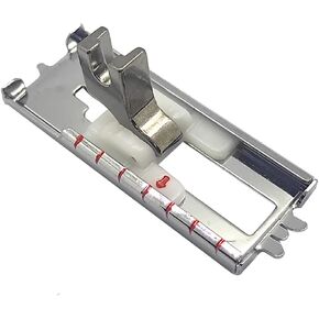 DREAMSTITCH 828ML-N Low Shank Buttonhole Presser Foot for Singer, Brother, Juki, Janome,Elna, Pfaff, Viking, Euro-Pro, White and Most Low Shank Sewing Machines