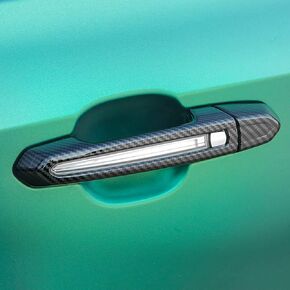 ABS Exterior Door Handle Cover Sticker Trim for Cadillac XT4 XT5 XT6 CT4 CT6 ATS CTS XTS Accessories 2013 2014 2015 2016 2017 2018 2019 2020 2021 2022 2023 2024 (Glossy Black)