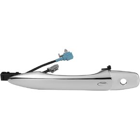 Exterior Door Handle Front Left Driver Side W/Keyhole Compatible with Infiniti EX35 FX35 FX50 QX50 QX56 QX60 QX70 QX80 2008-2020, Replaces 806401BA0A