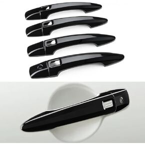 غطاء مقبض الباب الخارجي متوافق مع نيسان باثفايندر 2022 2023 2024 ملحقات واقي مقبض الباب مع 4 فتحات لأجهزة استشعار القفل التلقائي in Kuwait