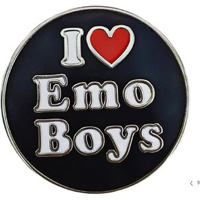 Enamel Pin - Emo Badge, Party Favors and Gift Items Gift for Men Woman