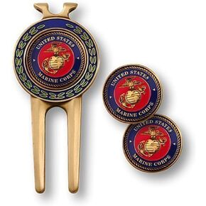 U.S. Marine Corps Divot Tool and Ball Markers