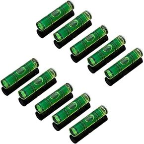 10 Pack Mini Spirit Level Mini Bubble Spirit Level Gradienter Inclinometer Spirit Level Bubble-Tube Vial Small Bubble Level Frame Mural Hanging