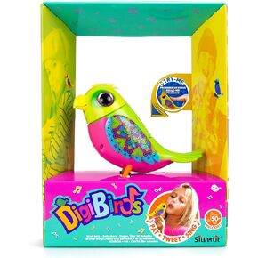 Digibirds- Interactive Love Bird, Green Small