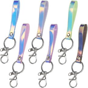 6PCS Wristlet Keychains Wirst Lanyard Straps Clasp for Car Keys Phones