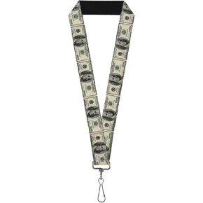 Buckle-Down Lanyard-1.0"-100 Dollar Bills