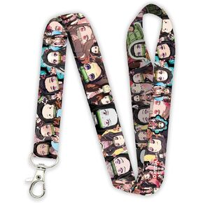 Nezuko Waifu Anime Demon SIayer Cute Lanyard Keychain