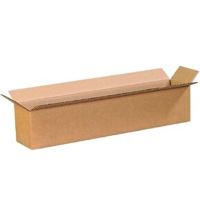 BOX USA 20x4x4 Long Corrugated Boxes, Long, 20L x 4W x 4H, Pack of 25 | Shipping, Packaging, Moving, Storage Box for Home or Business, Strong Wholesale Bulk Boxes