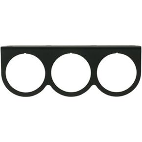 Equus 9923 2" Triple Gauge Mounting Panel, Black