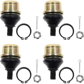 Upper Lower Ball Joint Set for Honda TRX420 450 500 Foreman Rancher Rubicon Replace 51375-HP5-601 51355-HN0-A01 Pack 51355-HN0-A00