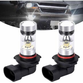 2PCS 9005/9006 LED Headlight Bulbs High Low Beam Headlights, 6500K 12V Fog Light Bulbs Daytime Running Lights Daylight Front Light Replacement Kit for Most Cars,Trucks,SUVs,RVs(Blue)