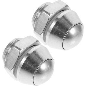 STOBAZA 2pcs Pressure Cooker Safety Valve 14mm Cooker Valve Replacement Professional Pressure Cooker Caps Stainless Steel Pressure Pot Valves for Home Kitchen Supplies