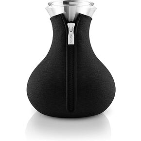 EVA SOLO | Tea-maker 34oz | Drip-free Borosilicate Glass with Insulating Neoprene Cover | Danish Design, Functionality & Quality | Black