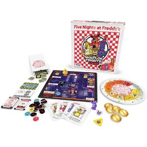 Funko Games Five Nights at Freddy's Night of Frights! Board Game | Includes 4 Sculpted Figures | 2-4 Players, Ages 8+