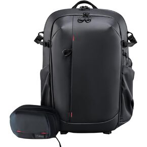 ULANZI BP10 Hardshell Camera Backpack 35L for DSLR Professional Photography Video Accessories Travel Tripod Strorage Large Waterproof Hardshell Bag for Sony Canon Women Men w Tripod&Laptop Holder