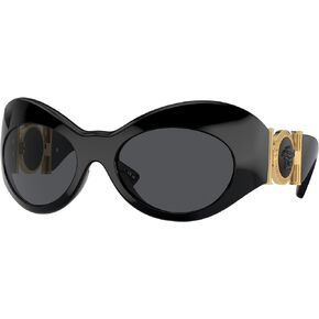 نظارات شمسية غير منتظمة من Versace VE4462 للنساء + حزمة مع مجموعة نظارات مجانية من Designer iWear