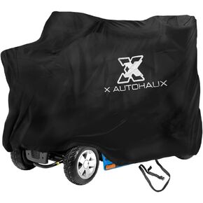 X AUTOHAUX Mobility Scooter Wheelchair Cover Waterproof Motorcycle Cover All Weather Outdoor Protection Oxford 55x26x36 inch