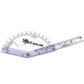 A2ZSCILAB Plastic 6" Finger Goniometer ISOM Physical Therapy Angle Protractor Ruler