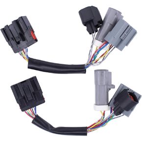 MOTOKU Tow Mirrors Conversion Harness Wiring Connector Adapter for Ford Excursion F-250 F-350 F-450 F-550 Super Duty 1999-2007