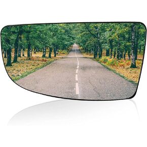 Tow Mirror Glass 68067730AA 68067731AA Fit for Dodge Ram 1500 2500 3500 4500 5500 Pickup 2010-2020, Left Outer Driver Side Convex Mirrors Towing Mirror Spotter Lower Glass with Holder