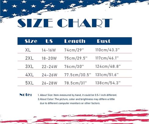 ShinyU Plus Size Tops for Women American Flag Shirts 4th of July Flag Vneck/Crewneck Short/Sleeveless Patriotic Tunics XL-5XL in Saudi Arabia