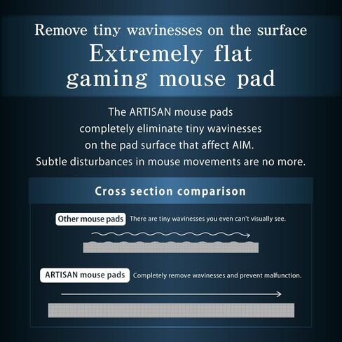 Artisan FX HAYATEOTSU NINJABLACK Gaming Mousepad with Smooth Texture and Quick Movements for pro Gamers or Grafic Designers Working at Home and Office (ySoftz Medium) in Saudi Arabia