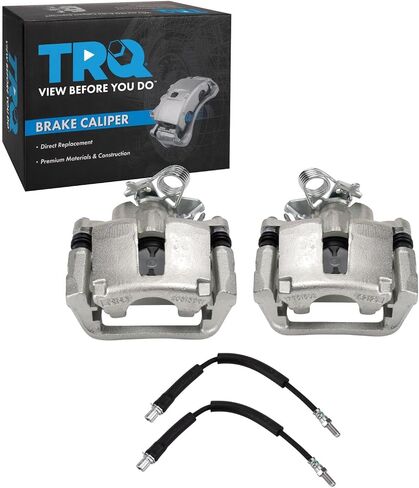 TRQ Rear Brake Caliper Set Compatible with 2013-2018 Ford 2013-2018 Lincoln in Saudi Arabia