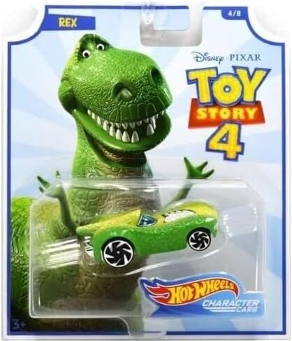 Hot Wheels Toy Story 4 Character Cars Complete Set of 8 Diecast Vehicles with Woody, Buzz Lightyear, Alien, Rex, Forky, Bo Peep, Duke Caboom, Ducky & Bunny in Saudi Arabia