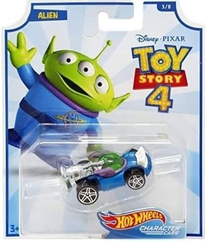 Hot Wheels Toy Story 4 Character Cars Complete Set of 8 Diecast Vehicles with Woody, Buzz Lightyear, Alien, Rex, Forky, Bo Peep, Duke Caboom, Ducky & Bunny in Saudi Arabia