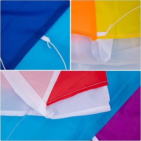 Yinuoday Rainbow Color Dual Line Kite Stunt Power Outdoor Sport Kite Large Fast Speed Kite Surfing Seaside Beach Toy for Adults (1. 4m) in Kuwait