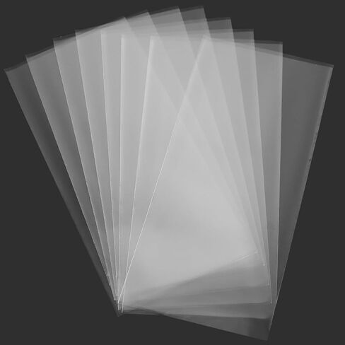 200 Pack Currency Sleeves,Clear Paper Money Holder with Plastic Storage Case Money Sleeves OPP Bag for Paper Money Bill Stamp Protector in Kuwait