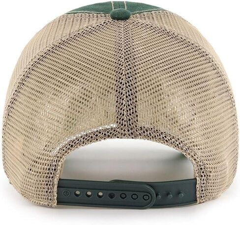 47 قبعة NCAA Trawler Team Color Mesh Trucker Clean Up قابلة للتعديل، مقاس واحد للبالغين يناسب الجميع (ولاية ميشيغان سبارتانز الخضراء) in Saudi Arabia