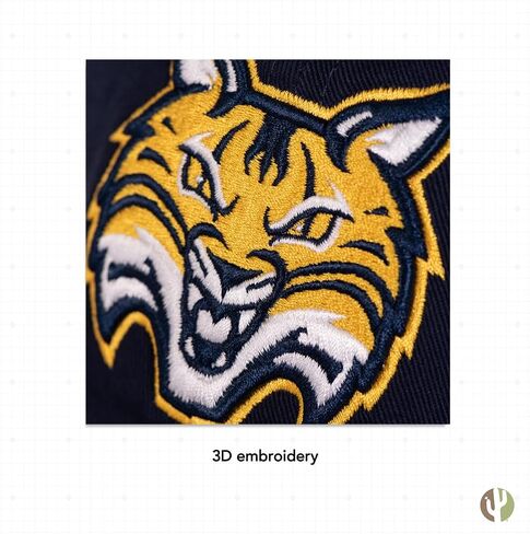 Desert Cactus Quinnipiac University Baseball Hat QU Bobcats Brimmed Embroirderd Cap Adjustable Cloth Strap Adult (Style B) Blue in Saudi Arabia