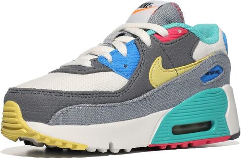 Nike Air Max 90 LTR (Infant/Toddler) Phantom/Celery/Iron Grey/Rush Pink 5 Toddler M in Saudi Arabia