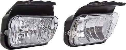 ECOTRIC Bumper Fog Lights Lamps Compatible with 2003-2007 Chevy Silverado 2002-2006 Chevy Avalanche with Bulbs Driver Side+Passenger Side in Saudi Arabia