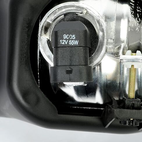 ECOTRIC Bumper Fog Lights Lamps Compatible with 2003-2007 Chevy Silverado 2002-2006 Chevy Avalanche with Bulbs Driver Side+Passenger Side in Saudi Arabia