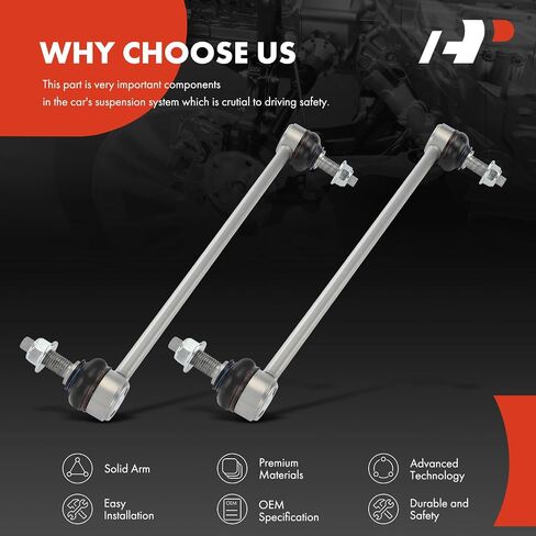 A-Premium 2 x Front Sway Bar Links Stabilizer Bar Links, Compatible with Mercedes-Benz CLA250 2014-2019, CLA45 AMG 2014-2019, GLA250 2015-2020, GLA45 AMG 2015-2019, B250, B250e, B Electric Drive in Saudi Arabia